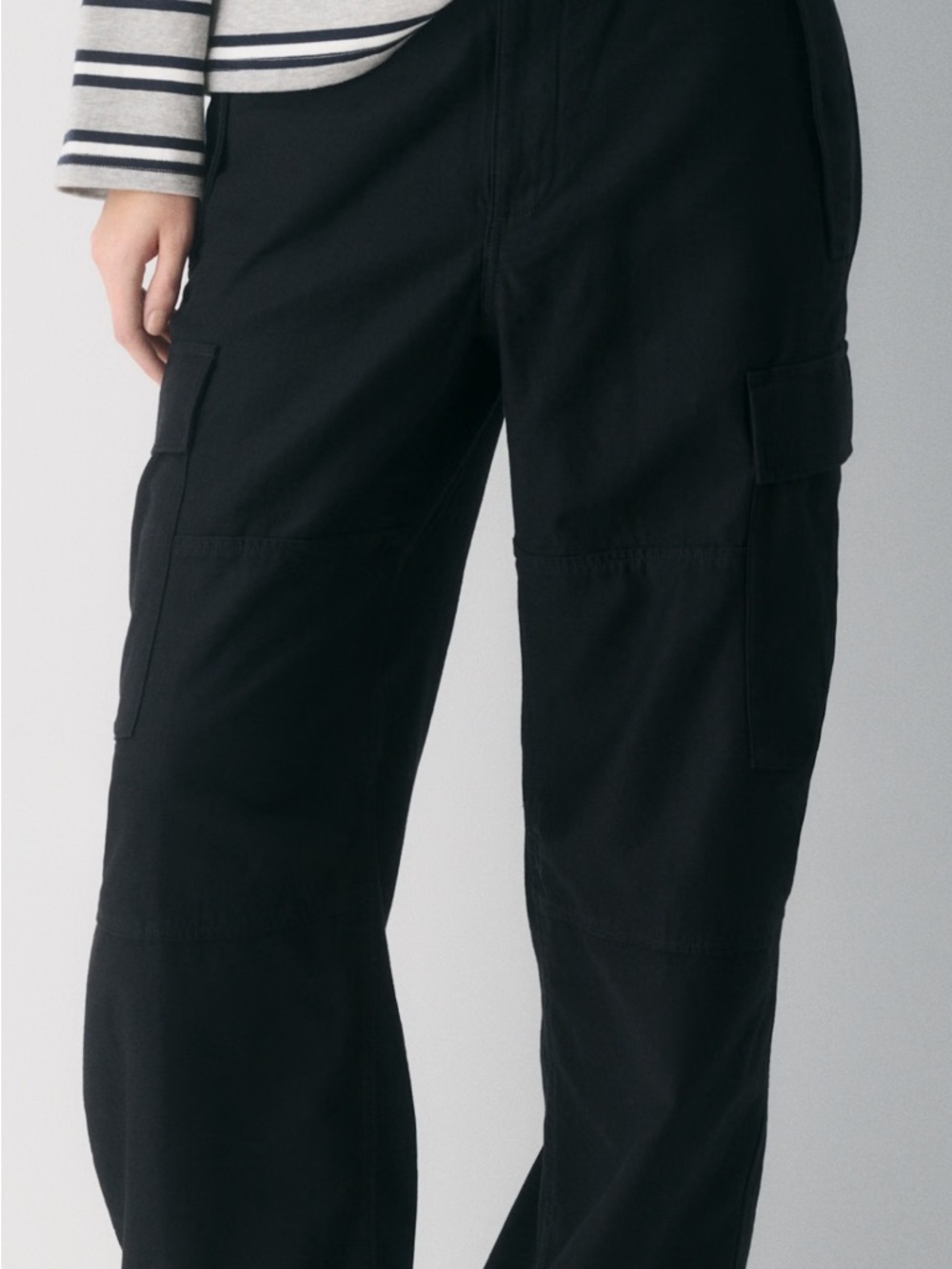 TNA Black Utility Pants